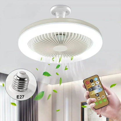 Lampara LED con ventilador