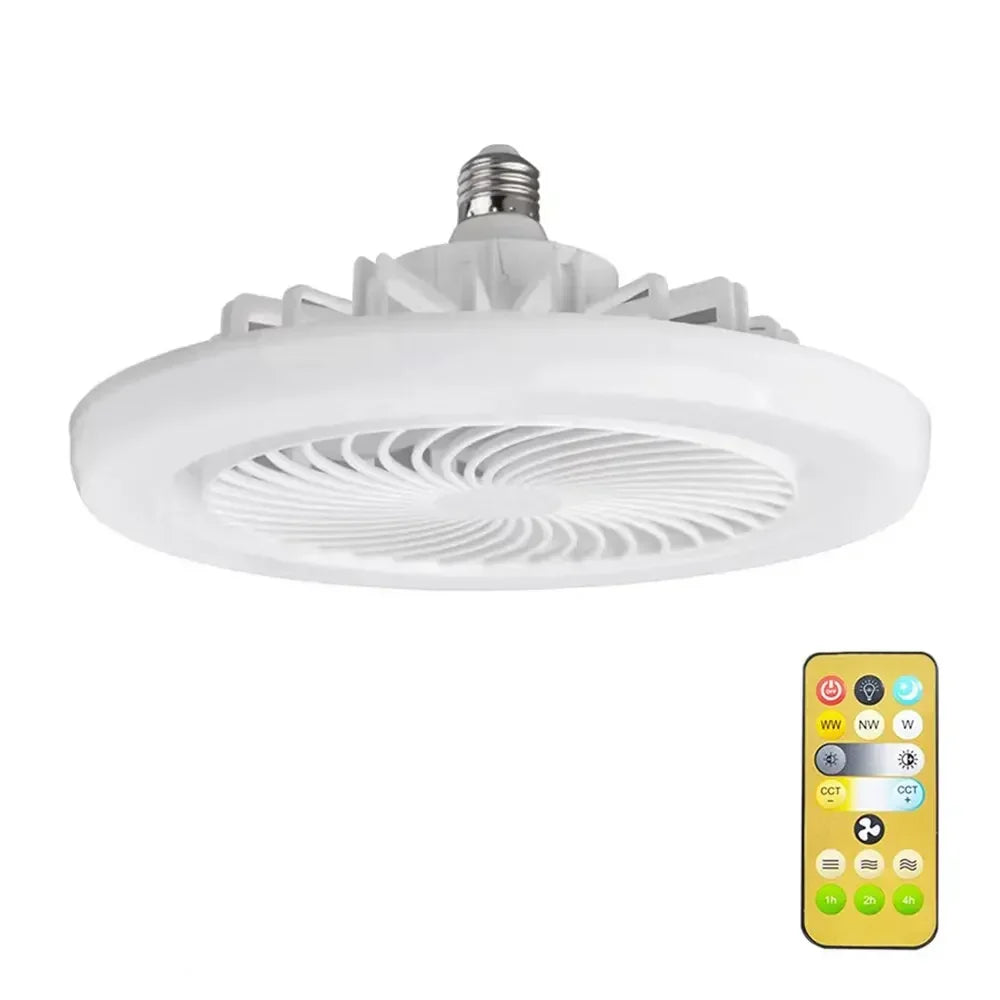 Lampara LED con ventilador